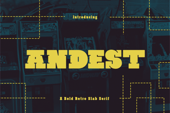 Andest: A Bold Slab Serif Font with Retro Flair