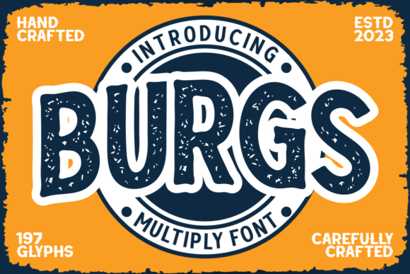 Burgs Font: A Multistyle Typeface for Every Design Need