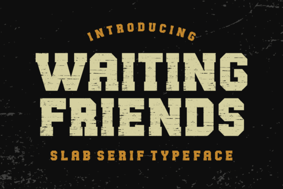 Exploring the Warmth and Versatility of the Waiting Friends Font