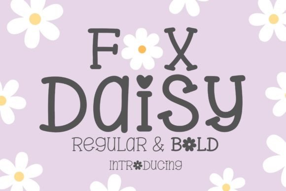 Fox Daisy: A Delightful Handwritten Slab Serif Font