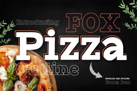 Fox Pizza: A Modern Slab Serif Font for Designers