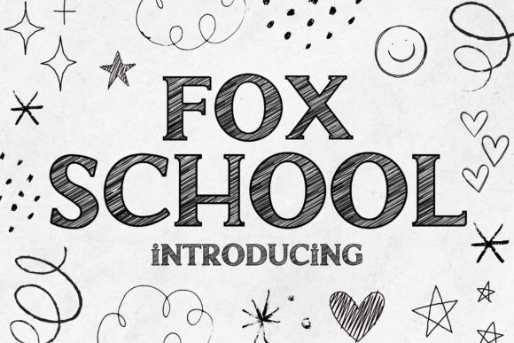 Fox School: A Bold, Handcrafted Font for Modern Design