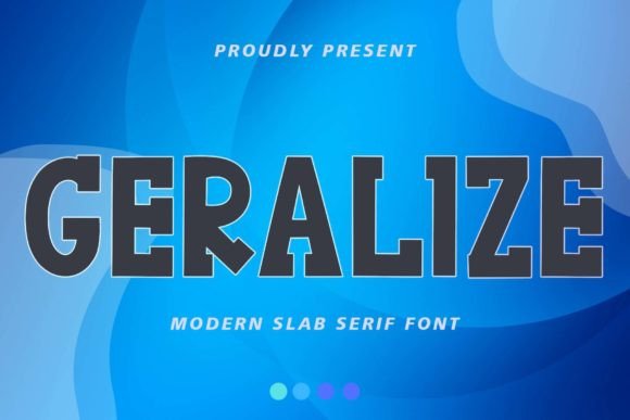 Geralize: A Modern Slab Serif Font for Professional and Creative Workflows