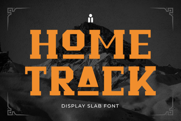 Home Track: A Bold Display Slab Font for Striking Design Projects