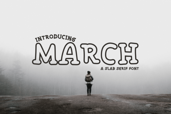 March Font: A Playful Slab Serif for Creative Projects