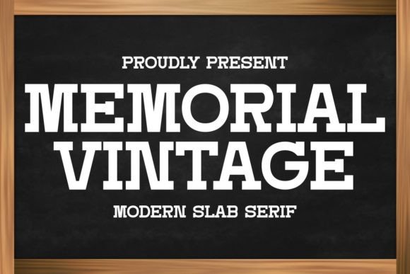 Memorial Vintage: A Timeless Font for Modern Design Projects