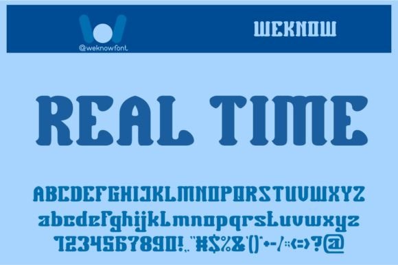 Real Time: A Versatile Slab Serif Display Font for Modern Design Projects