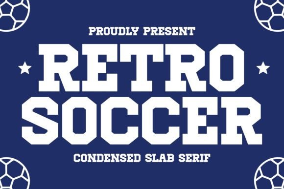 Retro Soccer Font: A Bold Vintage Style for Modern Creations