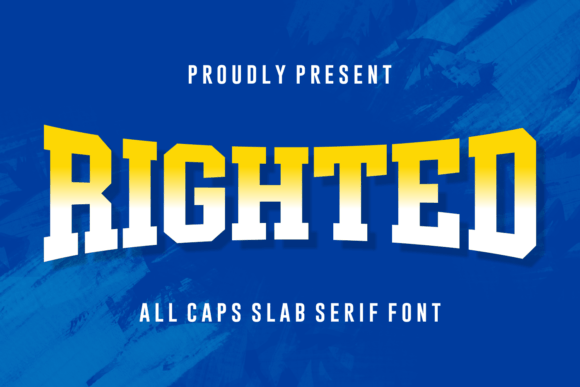 Righted: A Bold and Reliable Typeface for Strong Visual Communication
