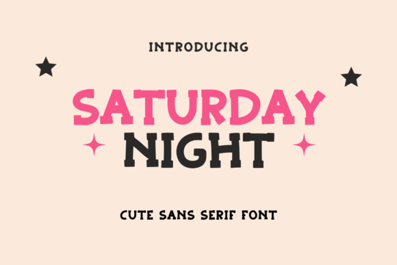 Saturday Night: A Modern Slab-Serif Typeface for Contemporary Design