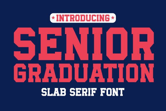 Senior Graduation Font: Bold and Authentic for Impactful Designs