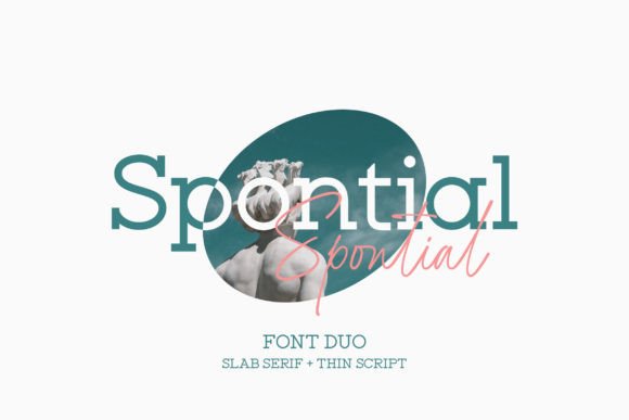 Spontial: A Modern Font Duo for Designers and Creators