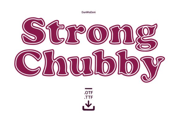 Strong Chubby Font – A Playful Powerhouse for Bold Design Needs
