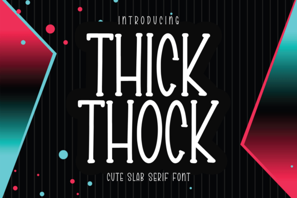Thick Thock: A Bold Typography Choice for Purposeful Design
