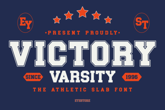 Victory Varsity: A Bold Font for Creative and Branding Projects